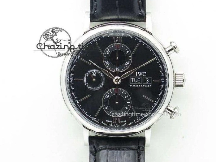 MIROTIME 0305 Mark XVIII IW327002 SS Mk Maker Best Edition White Dial On Black Leather Strap A SunProtective 7298